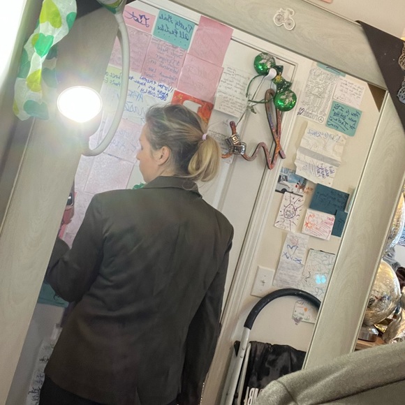 N TOUCH VINTAGE BLAZER SHOULDER PADS FULL ZIP 14 XL - Picture 5 of 11